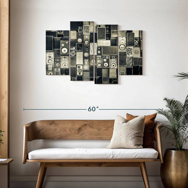 Abarca Mosaic Of Speakers, 27" H x 43" W
