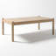 Table basse d'extérieur en bois massif résistante aux intempéries