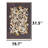 Brown Pixel Art Leopard Pelt Accent Rug-277063595
