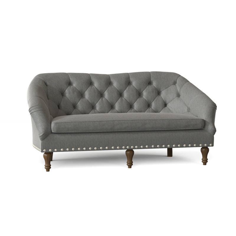 Siena Sofa, 72" W, Aubrey Silver