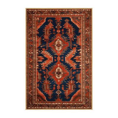 Tapis brun lavable à la machine