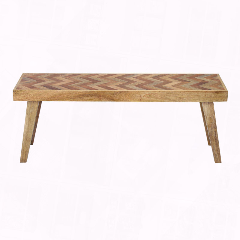 Mango Wood Bench,Natural