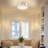 Gurpreet Crystal Semi Flush Mount