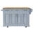 Storage Kitchen Island with Rubber Wood Drop Leaf,4 Doors-1990286645