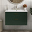 Meuble-lavabo mural 30 po avec lavabo en résine-1247496389