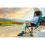 Chaise de camping pliante portative bleue - Robuste avec table d'appoint pour la fête, pique-nique, jardin, pêche-545363104