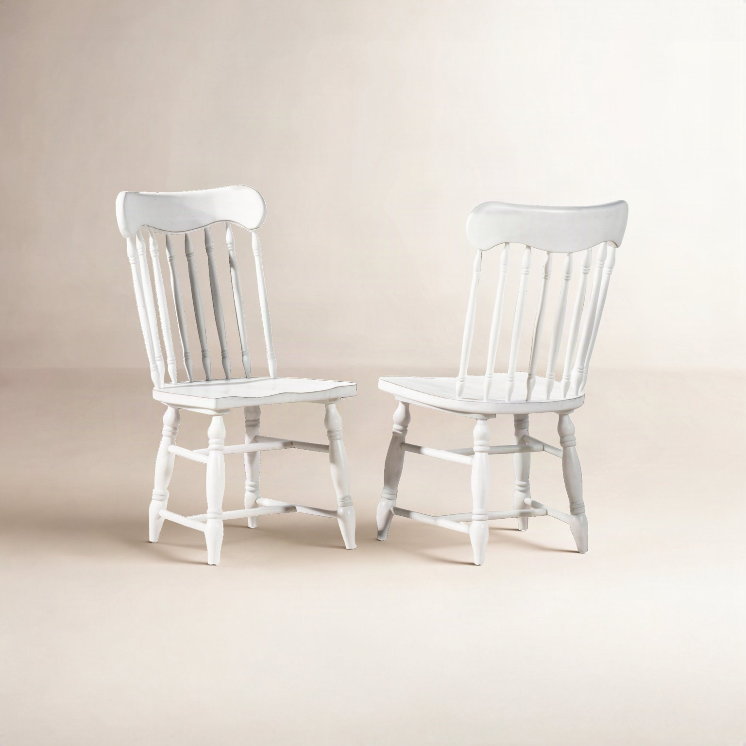 Country Living Oak Dining Chair, White