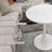 27.6-Inch White-Veined Marble Top Coffee Table, Mid-Century Modern Style, Ideal For Small Spaces And Elegant Living-2051517858
