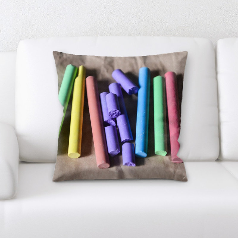 Microsuede Reversible Throw Pillow