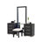Contemporary Style 1Pc Vanity W/ Stool