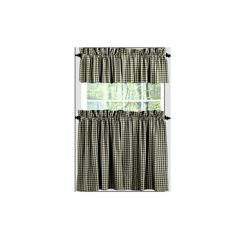 Paire de rideaux obscurcissant Chittening, Noir, l 72 po x L 24 po