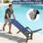 All-Weather HDPE & PVC-coated polyester Patio Chaise Lounge Chair with Arms, 5-Position Adjustable Backrest, Wheels & Built-In Cup Holder-690926506