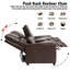 Causeuse inclinable manuelle avec console centrale et porte-gobelets pour le salon-105533097