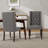 21.23" Wide Tufted Upholstered Wingback Dining Chair-814136404