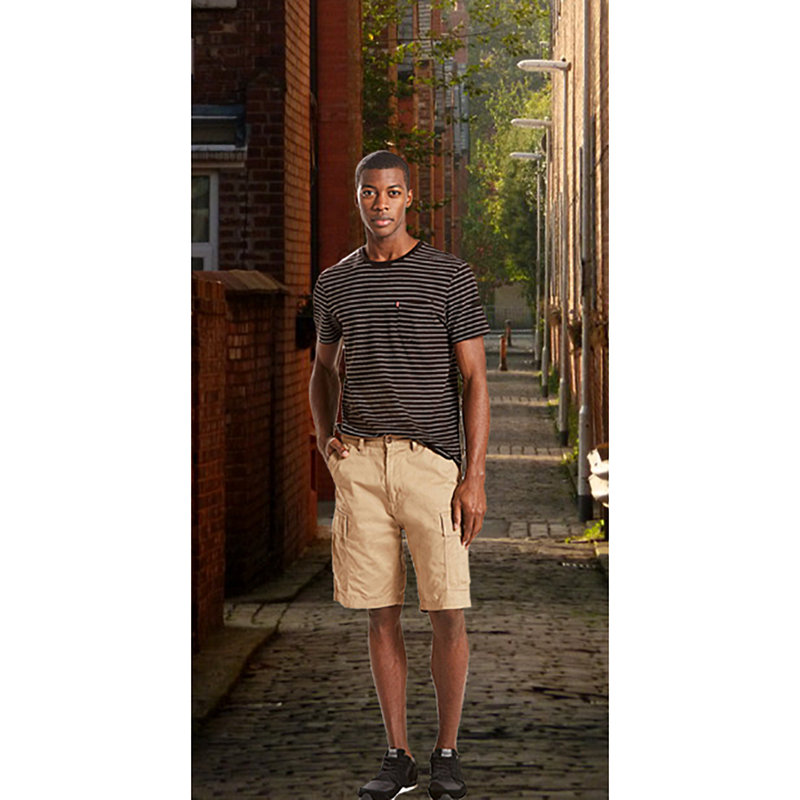 56" Brick Building Back Alley Streets Manchester England Culture Travel Cardboard Standup