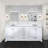 Double Bath Vanity with White Quartz Top-110913045