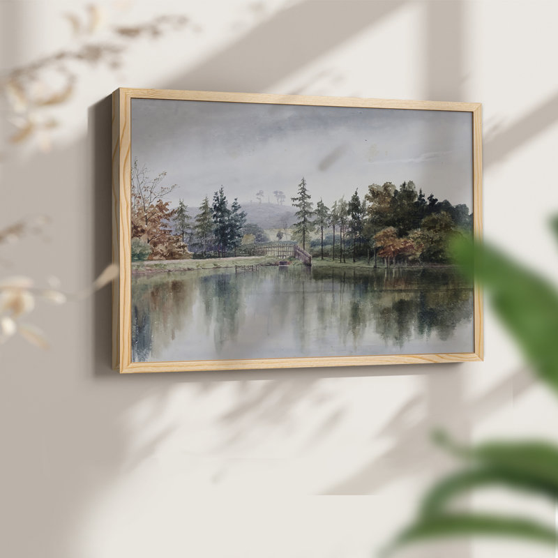 Paysages rétro - CXL III - impression encadrée - réaménageable, Naturel, H 22 po x l 28 po