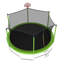 Trampoline 16 pieds avec barre d'équilibre et panier de basketball