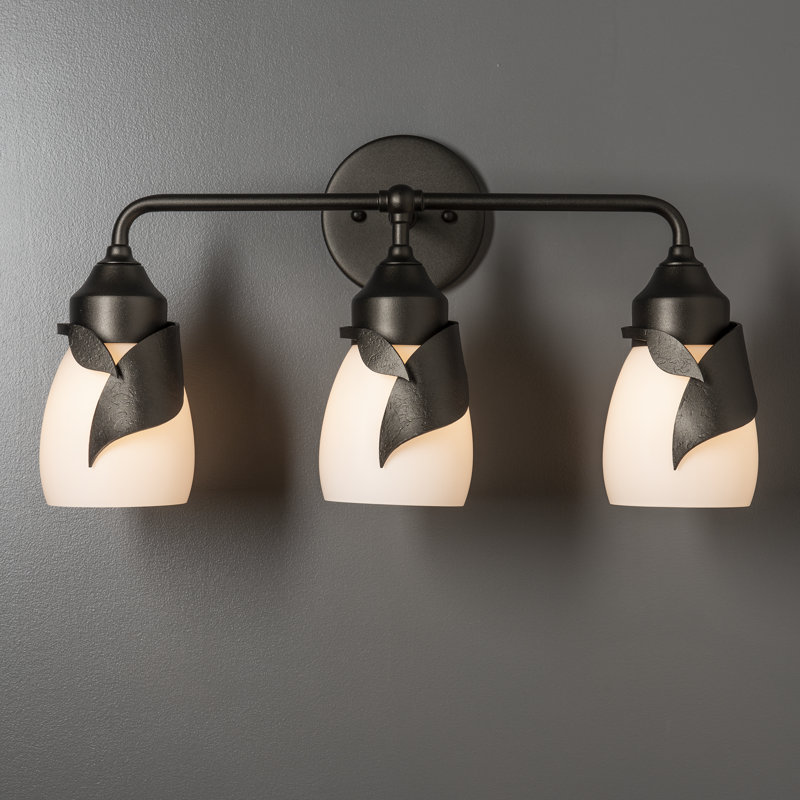 Lapas 3 - Light Dimmable Vanity Light, Opal White, Oil Rubbed Bronze
