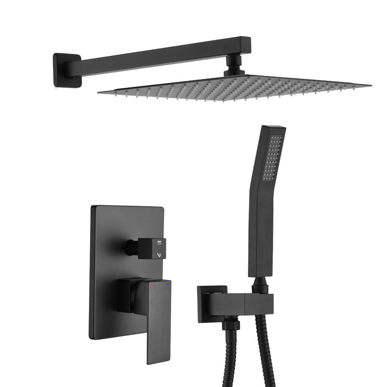 High Pressure 10-inch Complete Shower System with Rough-in Valve