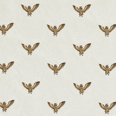 Owl Of Athena - Gold Embroidery