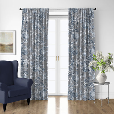 Ensemble de 2 rideaux en coton Alexandrie