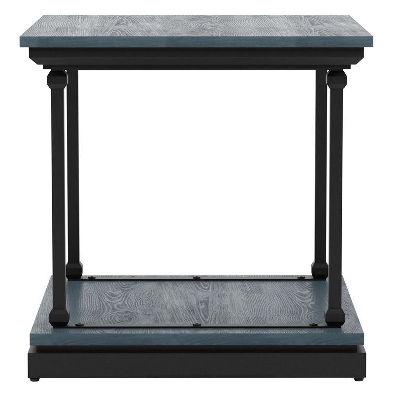 Table de bout Kiven, Bleu antique