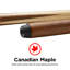 Queues de billard 36 "36" Maple Bar