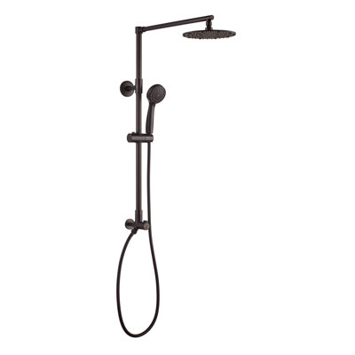 Fennocasa Polaris Rain Shower System, 8” Rainfall Shower Head, 1.8 GPM Oil Rubbed Bronze