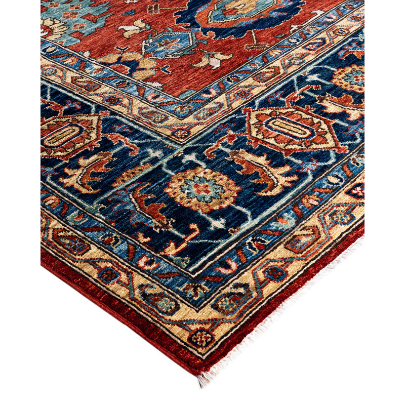 Serapi One-of-a-Kind Rectangle 9'x 11'9" Hand Knotted Area Rug