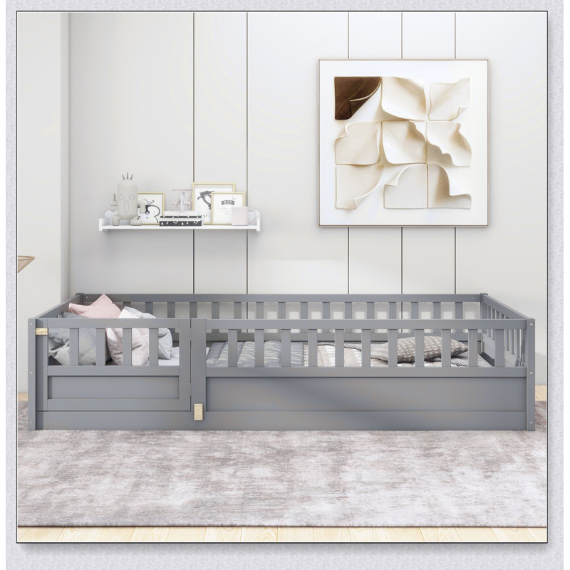 Grey Twin Bed