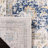 Annette Oriental Ivory/Blue Area Rug-985727080