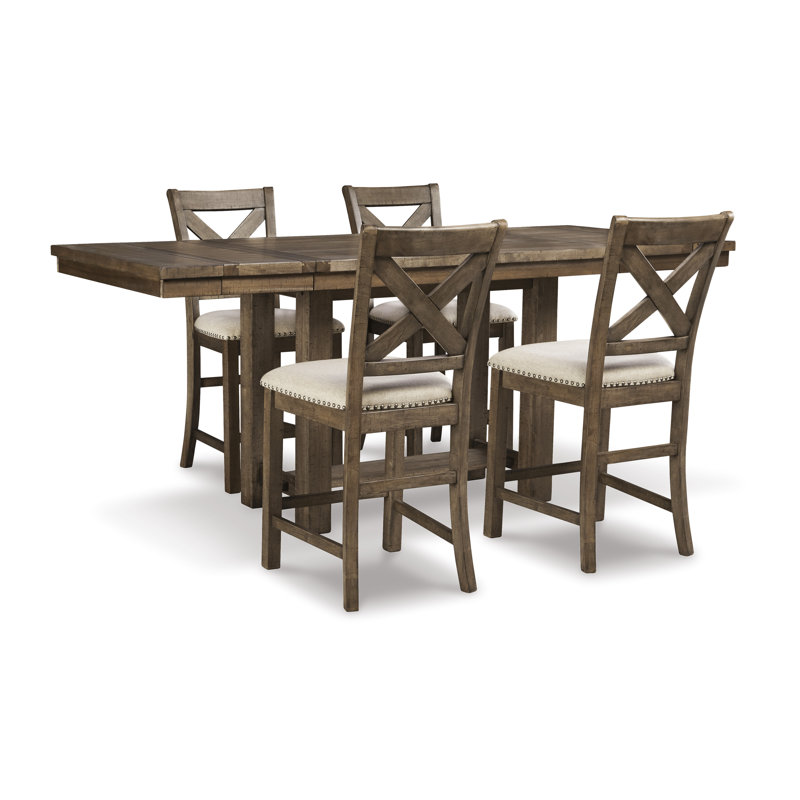 Moriville Counter Height Dining Table and Barstools, 5