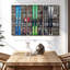 «Ski Gears», 3 pièces sur toile-98562672