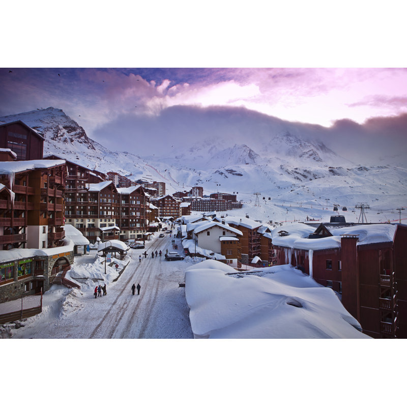 French Alps by Gosiek-B - No Frame Art Prints on Canvas, 81cm H x 122cm W