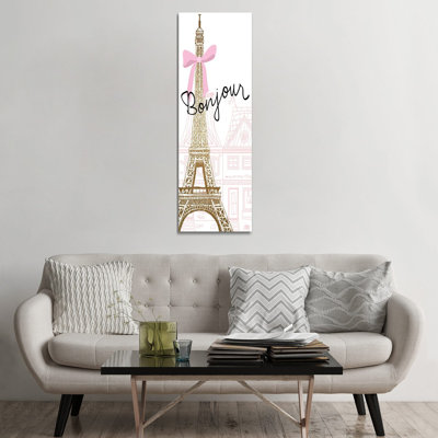 Paris Streets I by Kimberly Allen - Wrapped Canvas Panoramic Print