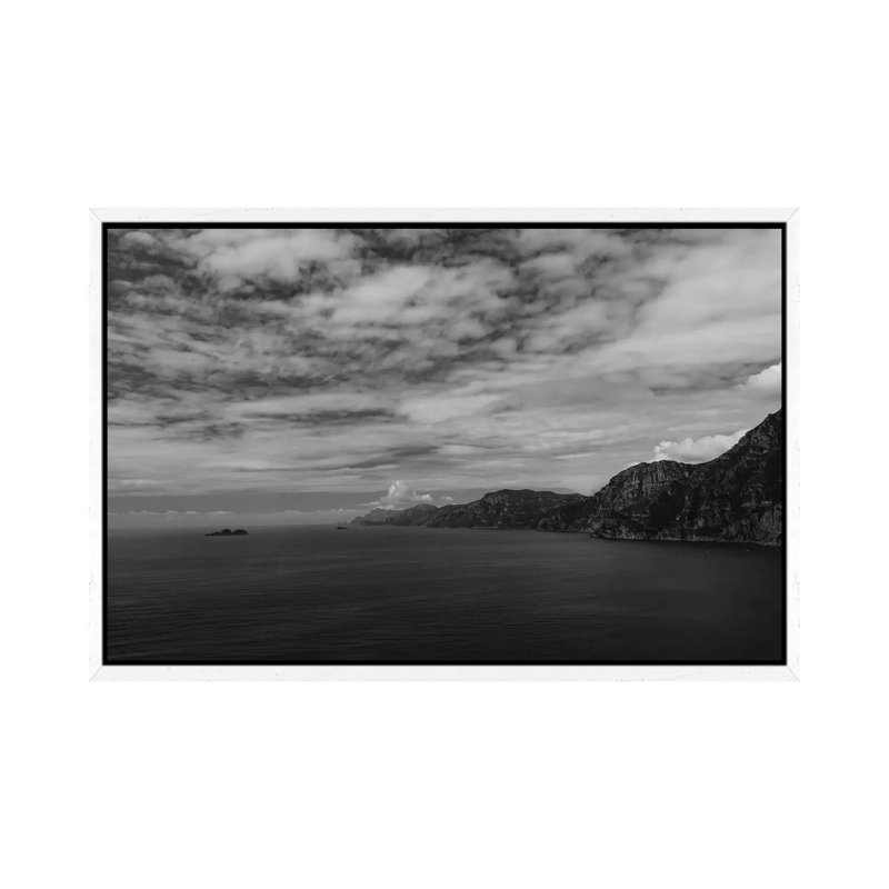Amalfi Coast VII by Bethany Young - Print on Canvas, 45.72cm H x 66.04cm W x 3.81cm D, White Framed