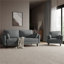 2 Seater Linen Loveseat-1580937630