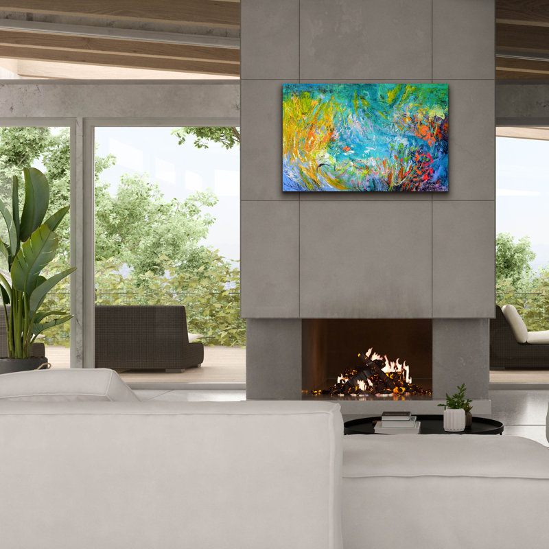 «Floating Dream» par Dorothy Fagan, art mural sur toile, H 26 po x l 40 po