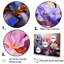 Mauve et rose féroce iris Wild Expression Blooms - ensemble d'impressions d'art mural iris-107744014-107744016