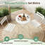2 - Person Steel Dining Set-1311950491
