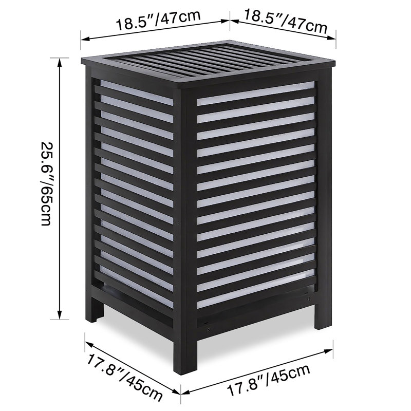 Laundry Hamper, Black