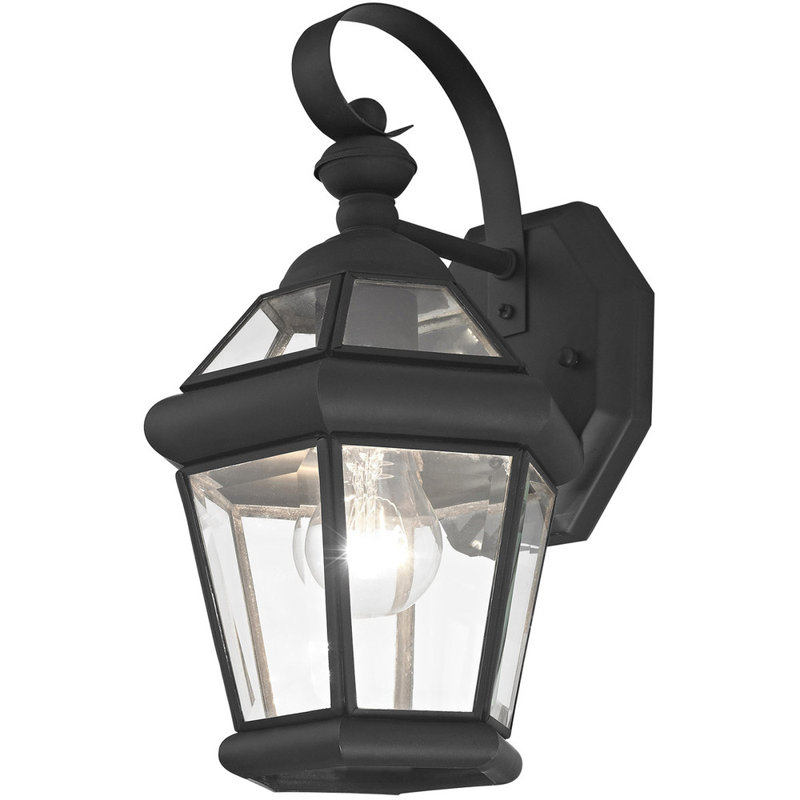 Stainless Steel Wall Light, Black