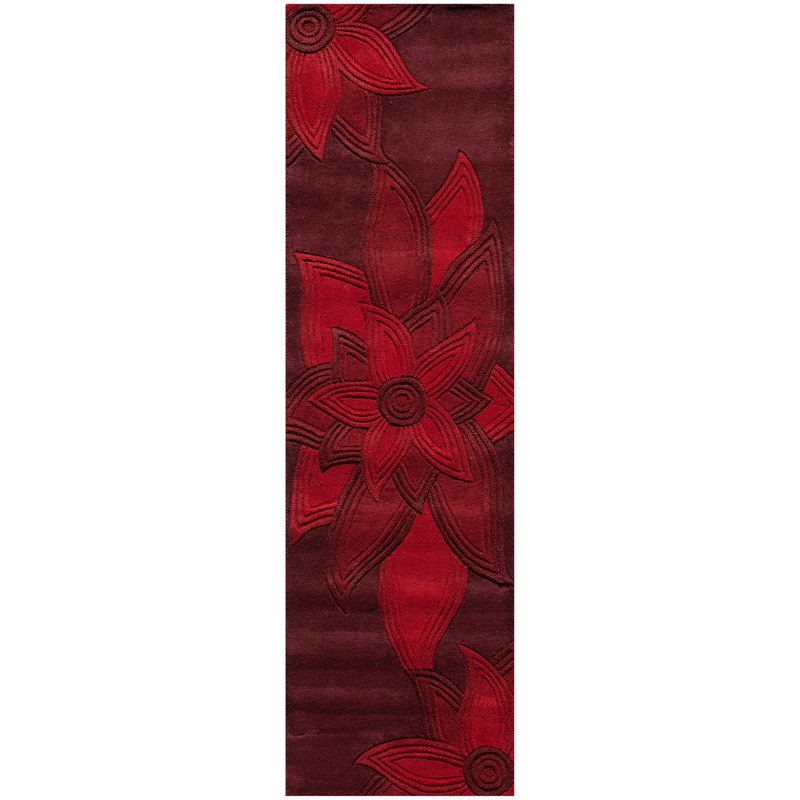Cloninger Wool Floral Indoor Rug, Runner 2'3" x 8'