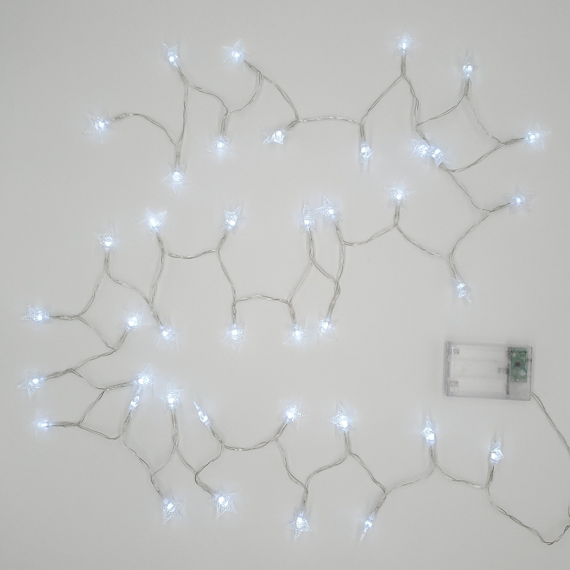 The Holiday Aisle® Dido Battery Operated LED Mini Star String Lights ...