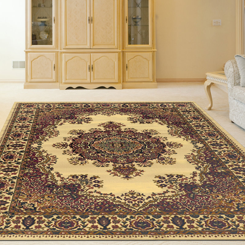  Tapis ivoire Rufina, Rectangle 3 pi 3 po x 4 pi 11 po