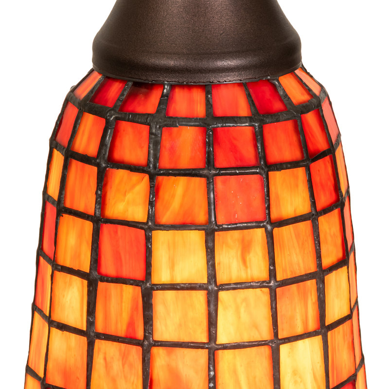 1 - Light Pendant, Orange; Red