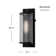 Duluth Plug & Play 1-Light Outdoor Wall Light in Transitional and Modern Style-11.24 Inches Tall and 5.2 Inches Wide