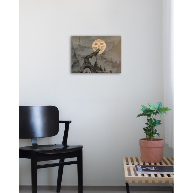 Buy Art For Less Stairway To Hell On Canvas by Ed Capeau Print | Wayfair