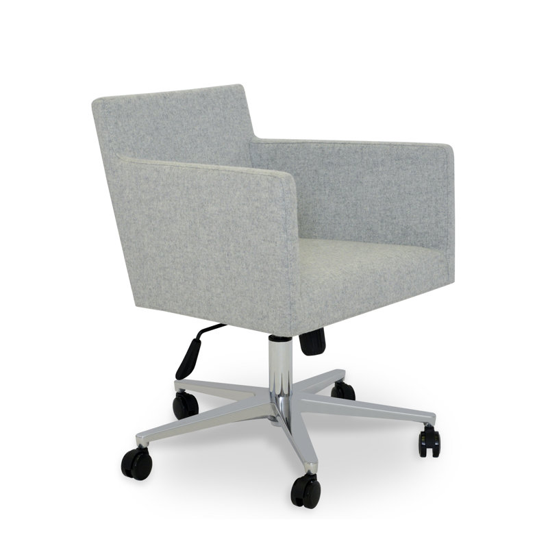 Harput Task Chair, Silver Wool